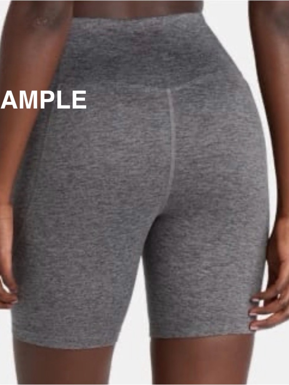 Athletic Works Women's High Rise Bike Shorts, Large, Lot of 2 - Picture 2 of 5
